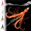 Мягкая силиконовая юбка-приманка кальмар 10,5 см Крючок-помощник для медленного джиггинга Светящаяся приманка для троллинга Морская вода Морская Песка Рыболовная приманка