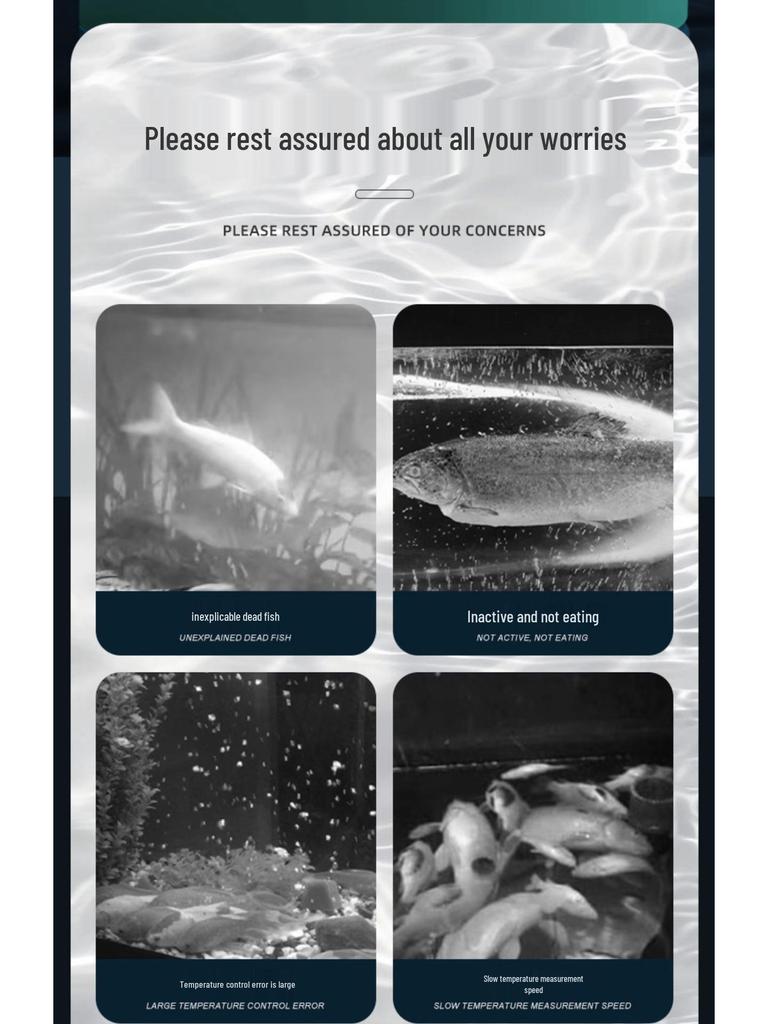 Высокоточный аквариумный термометр для аквариумов с рыбами и черепахами