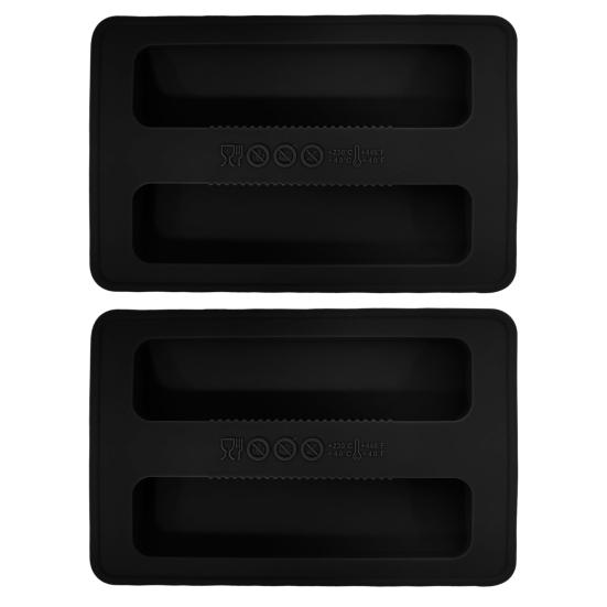 2 шт. силиконовые чехлы для тостеров. Крышка машины для хлеба. Моющаяся крышка. Чехлы для кухонной техники для тостеров на 2 ломтика. Защита от пыли. Простота в обращении.