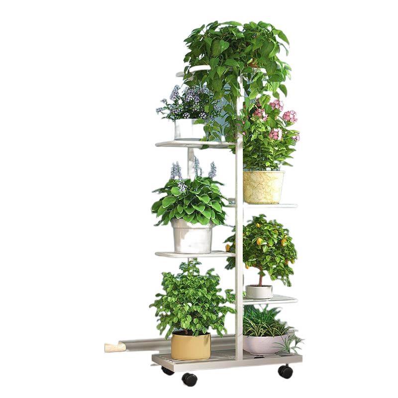 Multi-layer Space-saving Succulent and Flower Pot Shelf for Indoor/Outdoor Use – Ideal for Living Room, Balcony, or Garden