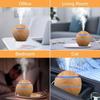1PC Humidifier Electric Air Aroma Diffuser Wood Ultrasonic Air Humidifier Essential Oil Aromatherapy Cool Mist Maker for Bedroom