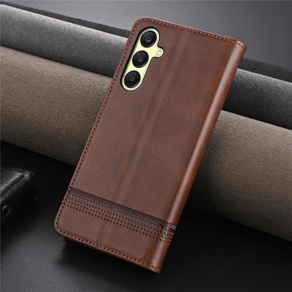 Магнитный кожаный чехол-книжка для Samsung Galaxy A17 A07 A37 A57 A16 A36 A56 A26 A15 A35 A55 A06 A14 A34 A54