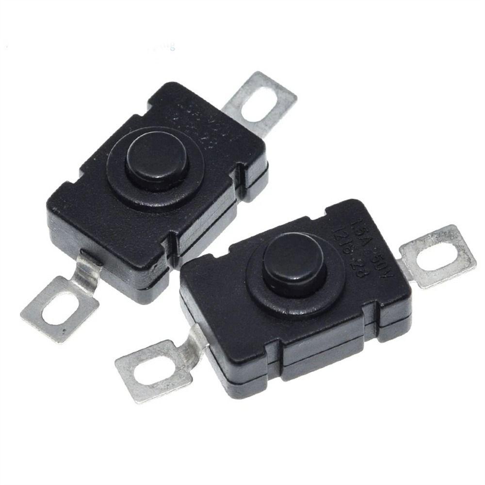 Mini Push Button Self Locking Push-Button Switch Torch Control Switch Button Switch On Off Swtich