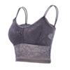 Women's Sexy Lace Double Strap Vest Tank Top M-2XL Plus Size Push Up Bra Stretch Underwear