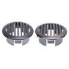 4Pcs 3in/76mm RV Air Louver Ceiling Vent 316 Stainless Steel Boat Ventilation Cover Round Air Vent L