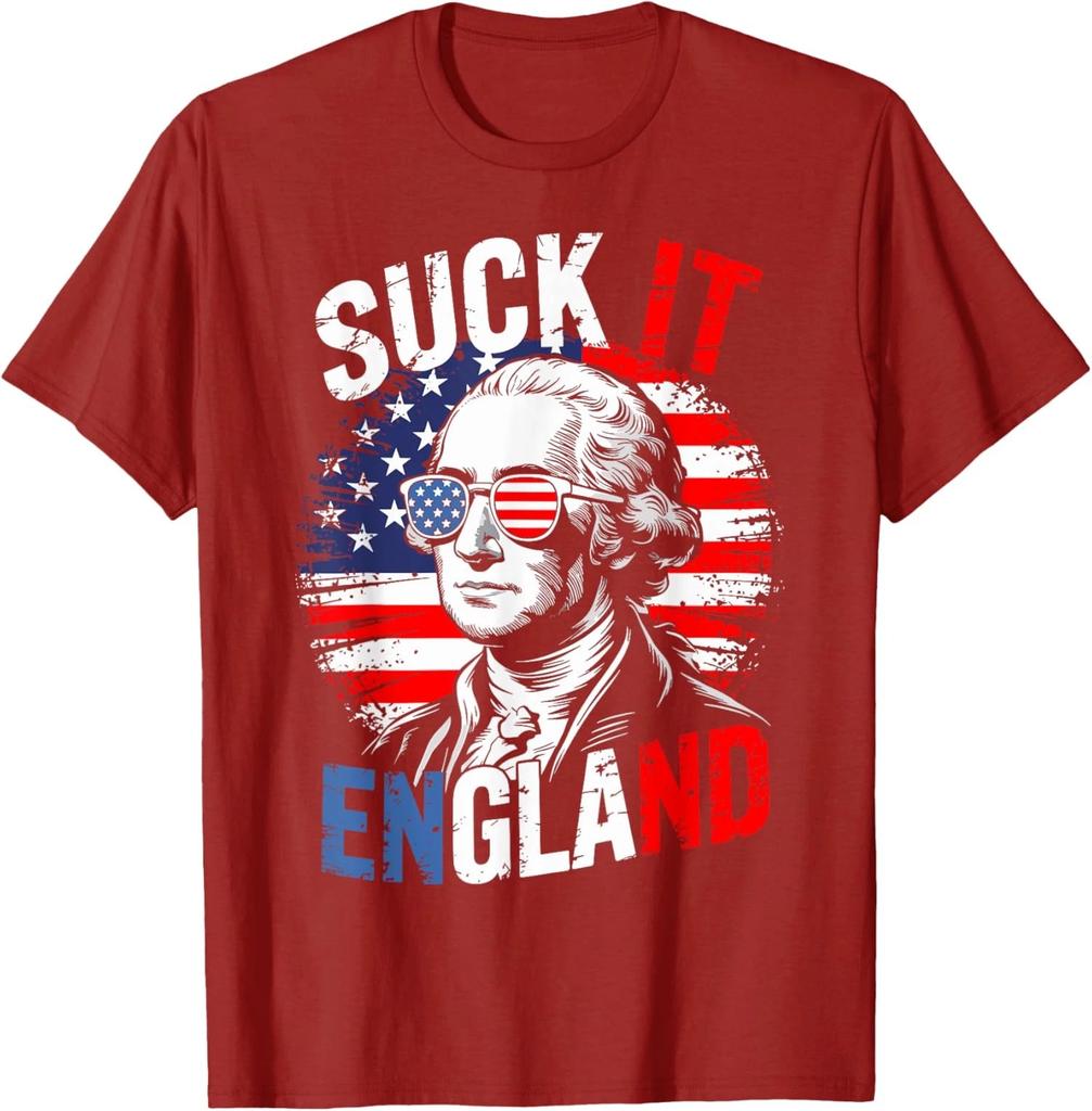 Suck It England Funny 4Th Of July George Washington Unisex T-Shirt