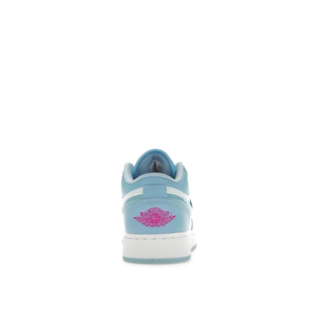 Детские кроссовки Air Jordan 1 Low SE GS Aquarius Blue Glacier-Blue Hyper-Violet FN7366-400