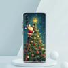 Прозрачный чехол для телефона для Samsung Galaxy A16 A14 A12 A22 A24 A42 A06 A30 A40 Мягкий ТПУ чехол Рождественская елка