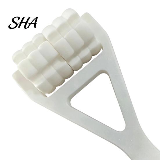 Muscle Soreness Relief Tool 3D Printed Handheld Massage Roller, Relaxation with Textured Grip & Household Accessory Pressure-Point Knobs, Portable