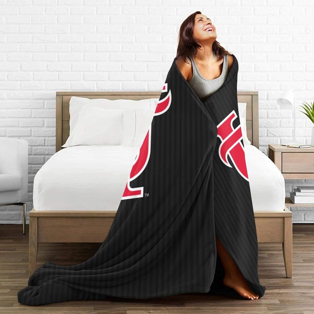 Флисовое одеяло Университета Тампы, Очень мягкое микрофибровое фланелевое одеяло для дивана, Теплое и уютное для всех сезонов