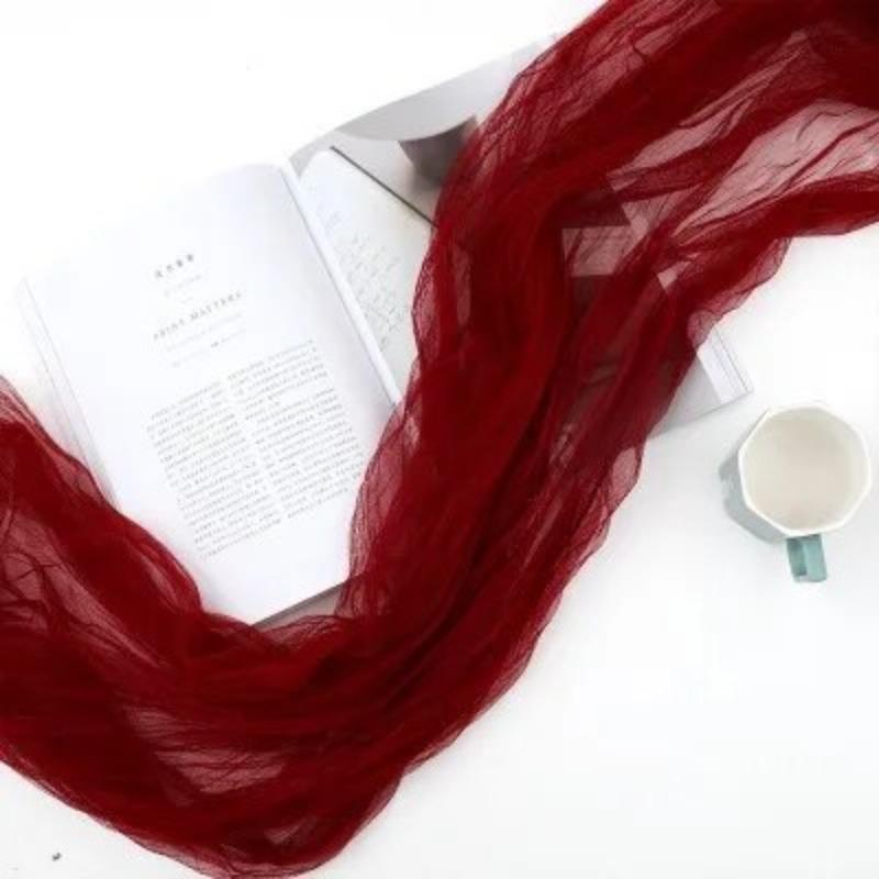 INS морщинистая Тюлевая ткань 1,2 x 3 м с рюшами, сетчатая ткань, цветочный магазин, фотофон, ткань, свадебный декор, украшения для дня рождения