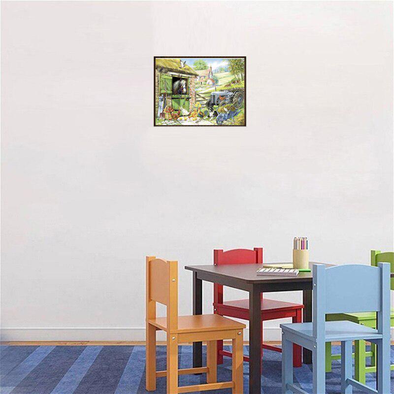 Diamond Painting Tree Horse Chicken Dog Diamond Embroidery Cross Stitch