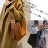 Nibunnoichi Style Crossbody Shoulder with Stylish Storage for [1/2style] Bag, Lightweight, Pouch, Commuting, Women's (Camel)