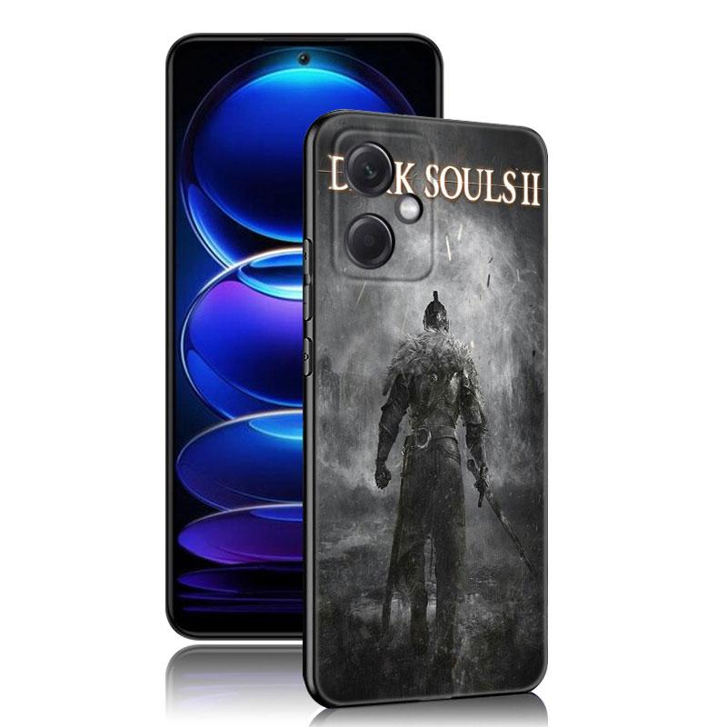 Игровой черный силиконовый чехол для телефона Dark Souls для Xiaomi Redmi Note 10 11 11S 12 13 4G 8 9 11T Pro 5G Plus 8T 9S 10S 12S
