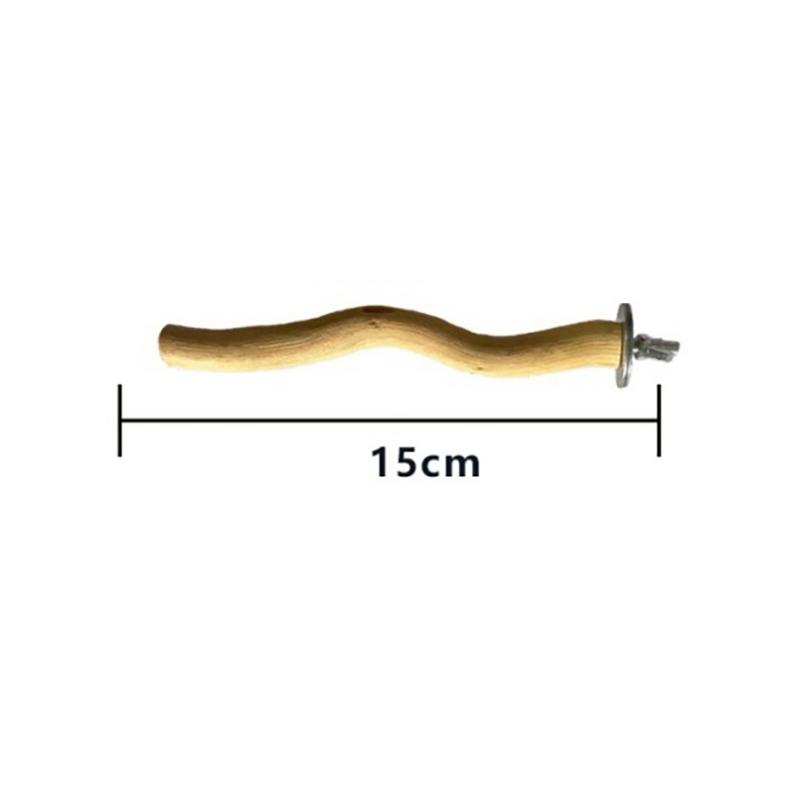 Parrot Perch Bird Stand Natural Tree Stick with Durable Fork Branch for Cage Grinding