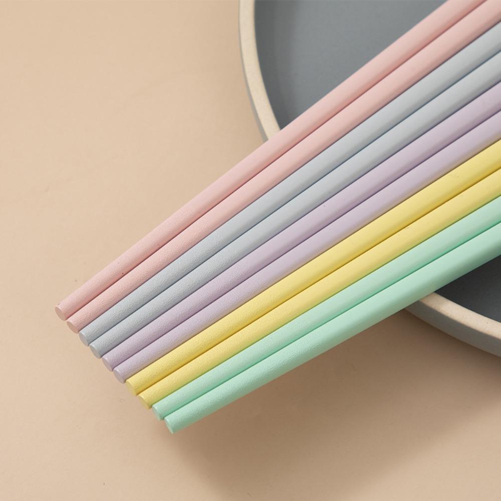 5 pairs Multicolor Sushi Sticks Fiberglass Japanese Chopsticks Amber Sakura Chopsticks Ramen