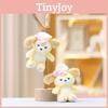 Plush Teddy Cute Bear Keychain Adorable Stuffed Animal Doll Bag Charm Accessory