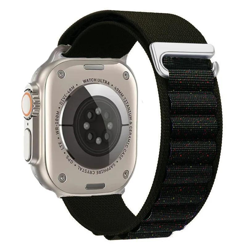 Ремешок Alpine Loop для Apple Watch Ultra 3 Ремешок 49 мм 11 10 9 8 7 46 мм 42 мм 45 мм 41 мм Нейлоновый Спортивный Браслет iWatch 6 5 SE 44 мм Ремень
