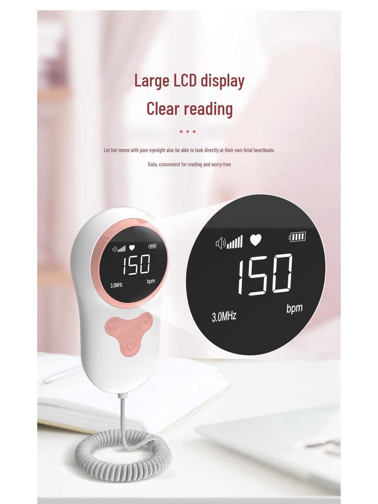 Портативный фетальный допплер монитор сердцебиения для беременных женщин