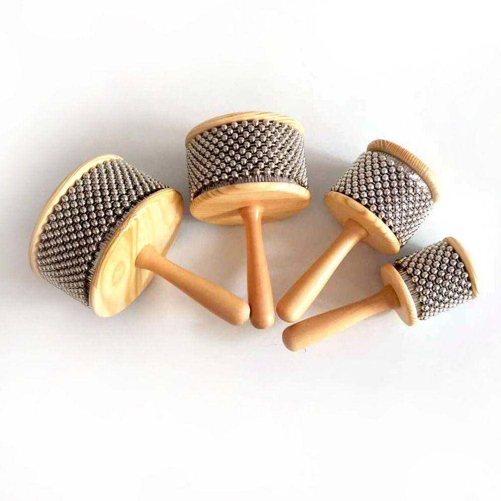 Легкий в игре ручной шейкер 6,5/8,5/11,5/13,5 см Перкуссионный инструмент Высококачественная кабаса