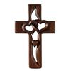 Intertwined Heart Wooden Cross Wall Art Ideas, Porch, Living Room, Hanging Decor, Valentine's Day Gift, Wedding Gift