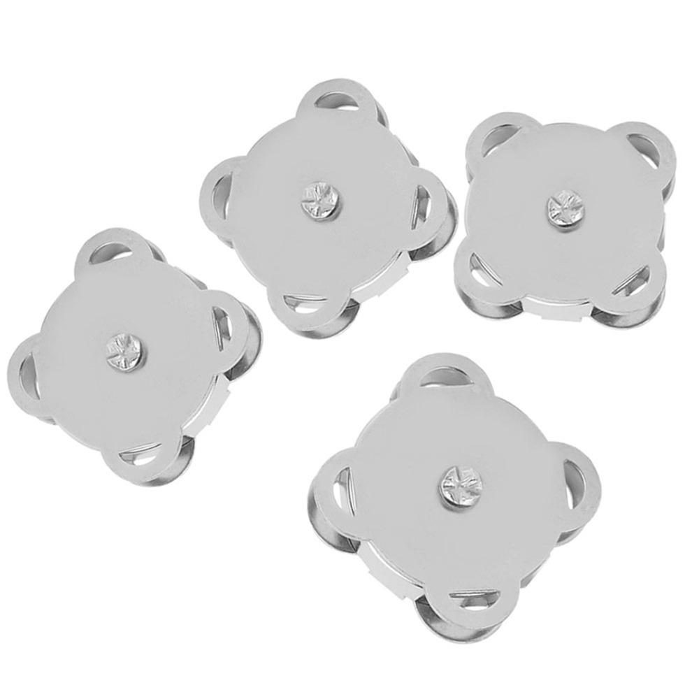 10pcs Bronze Tone&Silver Magnet Buckle 18mm Sew On Magnets Magnetic Snap Fasteners DIY Clothing