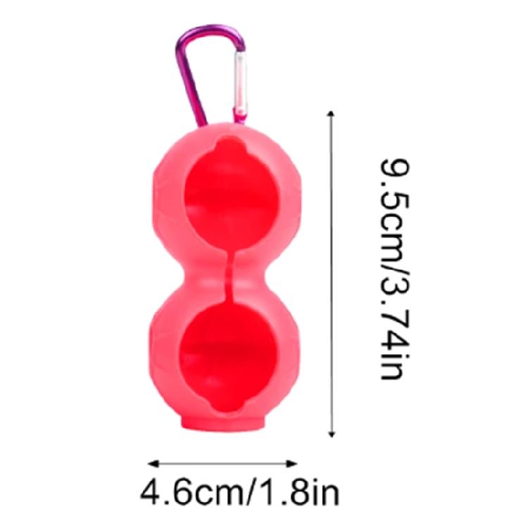 Golfs Balls Holder Balls Marker Holder Golfs Balls Holder Case Holder Clip Double Storage Sleeve Golfs Balls Carriers
