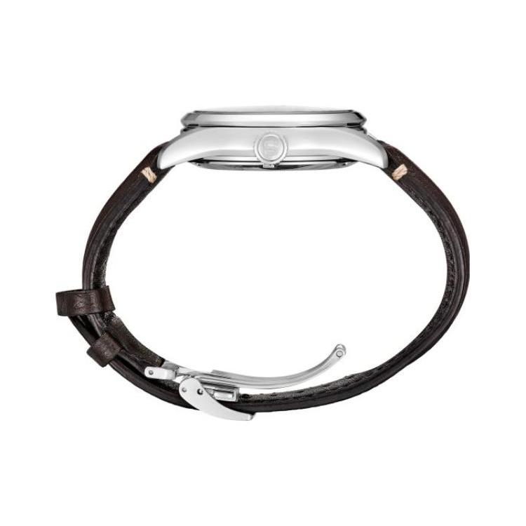 Seiko Автоматические Механические Часы Мужские Часы Ремешок из Коровьей Кожи Зеленый Циферблат SPB295J1