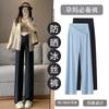 Maternity Pants Summer Thin Breathable Trousers Small Women Pregnancy Wide-leg Pants Comfortable Pants New Spring and Summer Out