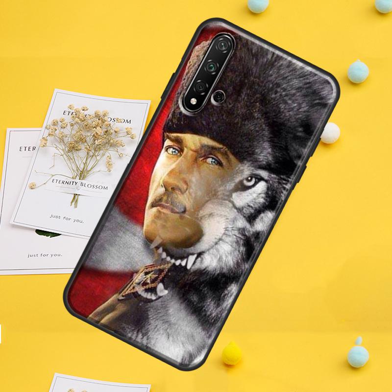 Турция Волк Мустафа Кемаль Ататюрк Для Huawei Nova 7i 8i 11i 12i 12s 9 10 SE Y91 Y90 Y60 Y70 Y72 Y61 P60 Pro P30 P40 Lite Чехол