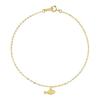 14K Basic Fish Bracelet