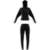 Adidas Essentials Black Size 3-Stripes Tracksuit, Women's, (H67030), J/M