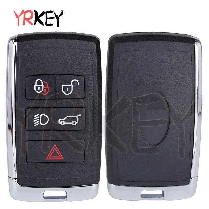 YRKEY - Car key Lonsdor Smart Key for Land Rover LR2 LR4 for Jaguar F-Pace F-Type XE XF XJ 315MHz/433MHz Support K518 2018-2021