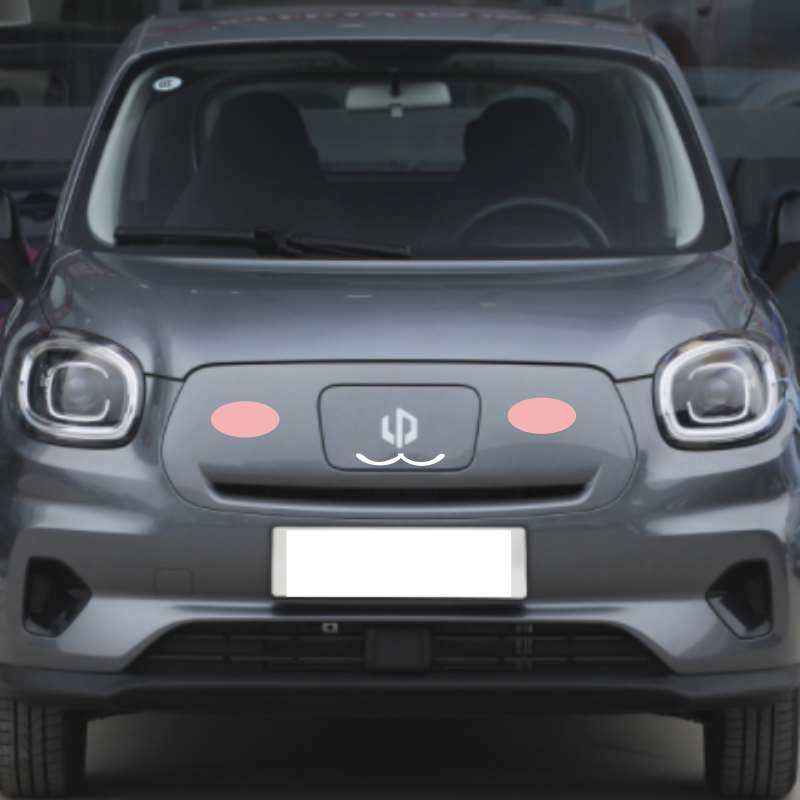 For Leapmotor T03 Car Front End Front Face Decal Decoration Car Body Personalized Scratch Cover Waterproof Funny Sticker