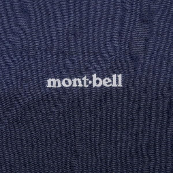 Montbell Geoline Round Neck Navy Size 1107732 Men's L.W. Shirt, (NV), (Medium)