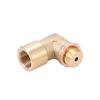 90degrees  Angled Lambda O2 Oxygen Sensor Extender Spacer for Decat Hydrogen Brass M18x1.5