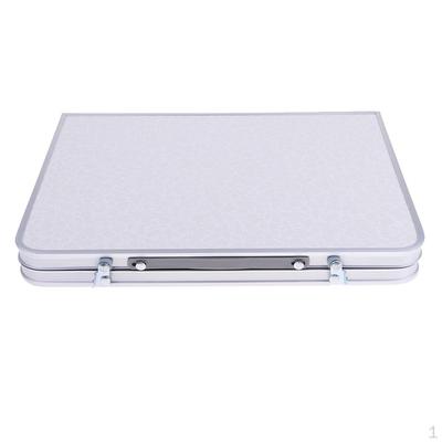 Складной походный стол, портативный стол для пикника, открытый сад, барбекю, обеденный стол, белый