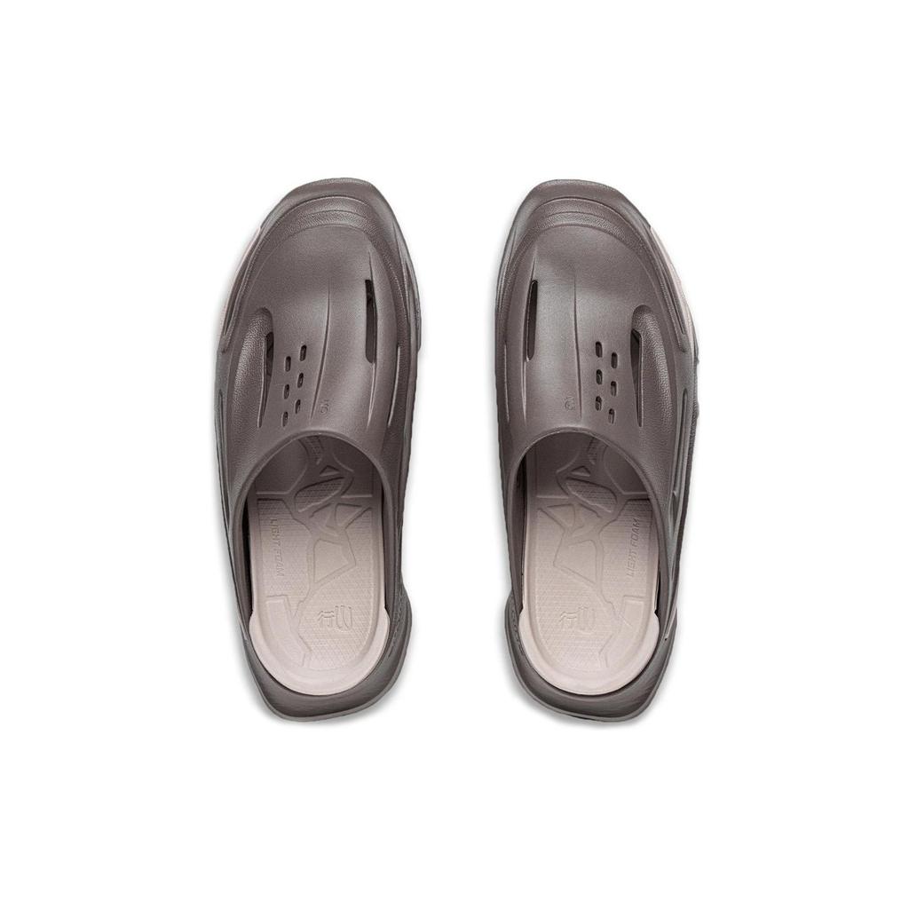 Li Ning CF Trail Series Slippers Comfortable Trendy Non-Slip Durable Breathable Lightweight Sports Slides Unisex Slippers Mushroom-Brown AGLT077-5