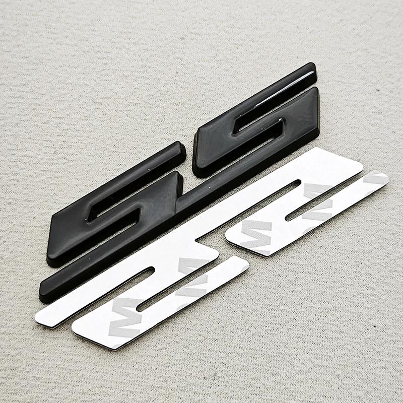 BODCA1 3D Metal Car Styling Red Black Logo SS Sticker Emblem Rear Trunk Badge For Chevrolet Camaro Chevelle Impala Malibu Accessories