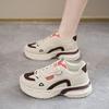 Летняя женская обувь новая дышащая маленькая белая обувь женская универсальная на толстой подошве с увеличением роста спортивная обувь повседневная обувь для папы