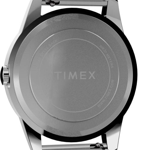 Timex Men's South Street Sport Watch Box Set, Silver Tone/Black/Silver Tone/Box Set, Classic