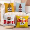 Cool Protective DDuvel Beer Pillow Case Silky elegant Comfort Sofa Bed Invisible zipper