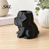 Indoor Succulents Planter 3D Printed Pug Pot, Decorative Dog Flowerpot for Desktop Decor Outdoor, Cactus Plants Container, Pet Lover Gift Pot