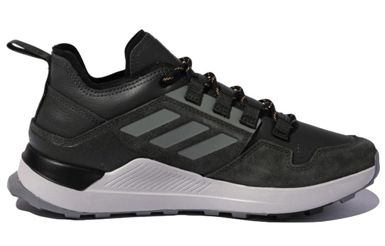 adidas Terrex Hikster Кожаные Низкие 'Черный Зеленый' FX4663