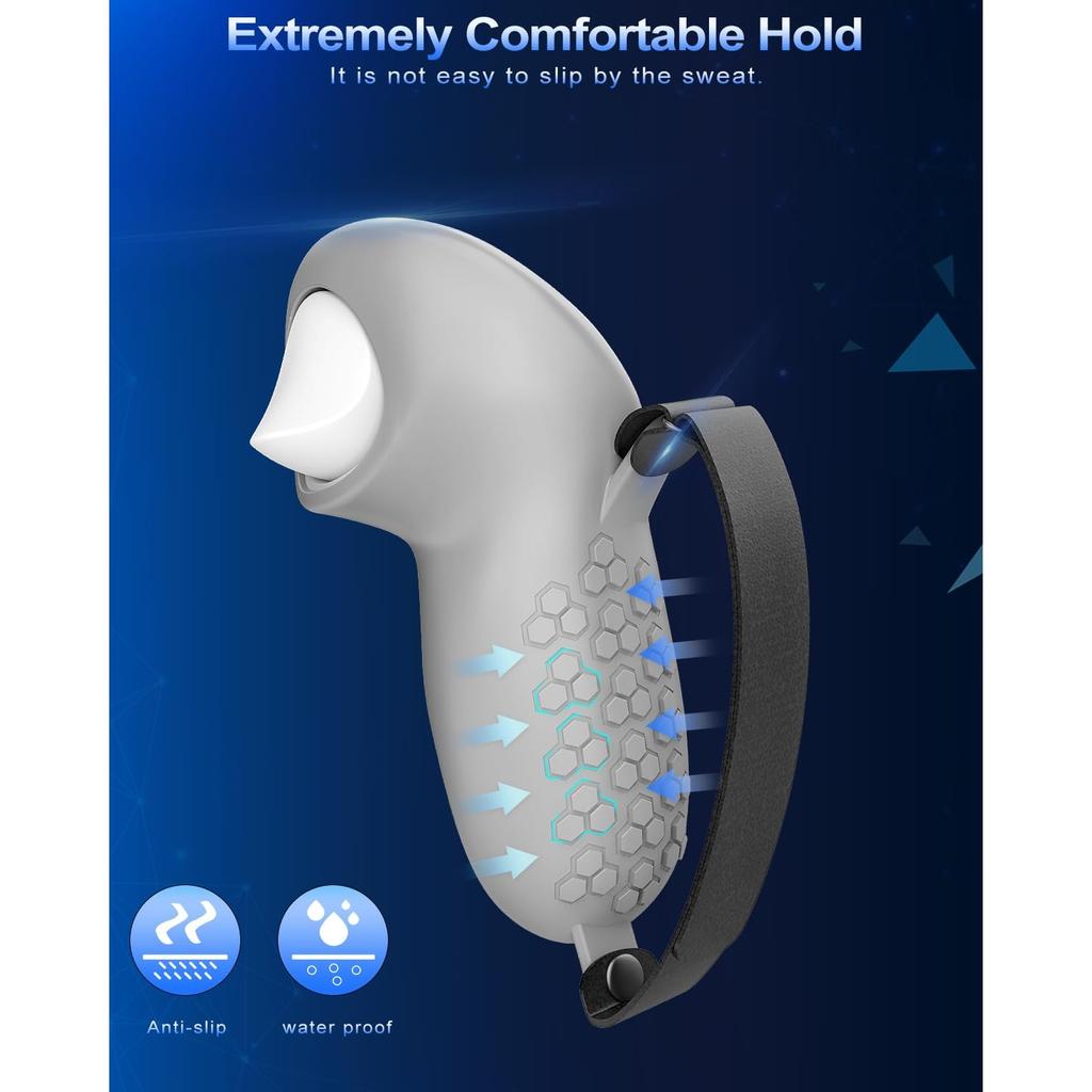 Controller Handle Q3 VR Accessories Handle Cover VR Touch Controller with Silicone Cover Anti Slip Finger Rod Cover