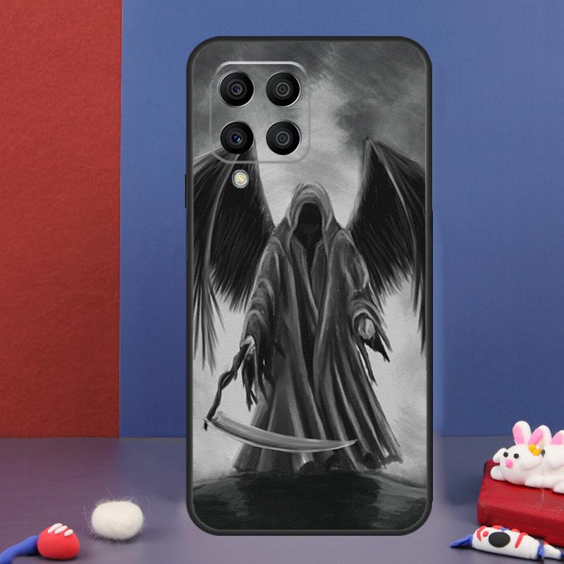 Death Grim Reaper Skull Case For Samsung Galaxy M31 M21 M11 M13 M54 M34 M14 M56 M36 M16 M53 M32 M52 M35 M55 M15 M06