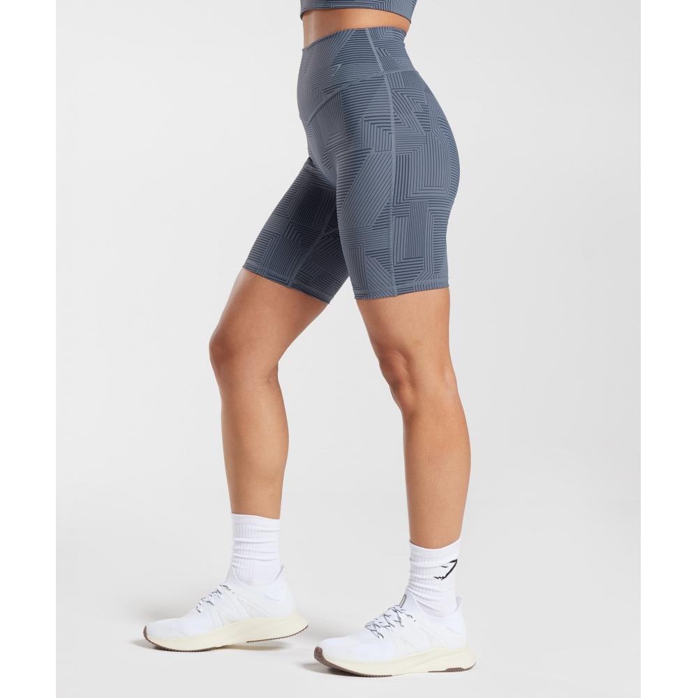 Gymshark Elevate Cycling Shorts Evening Blue B3a7i Ub0g