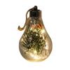 Christmas Balls LED Transparent Christmas Tree Decoration Pendant
