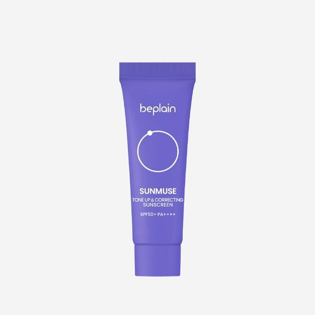 BEPLAIN Sunmuse Солнцезащитный крем с эффектом выравнивания тона и коррекцией, мини