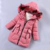 Cozy And Stylish Girls Cotton Jacket With Detachable Hood For Winter Fashion